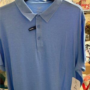George Light Blue Stretch Polo Shirt